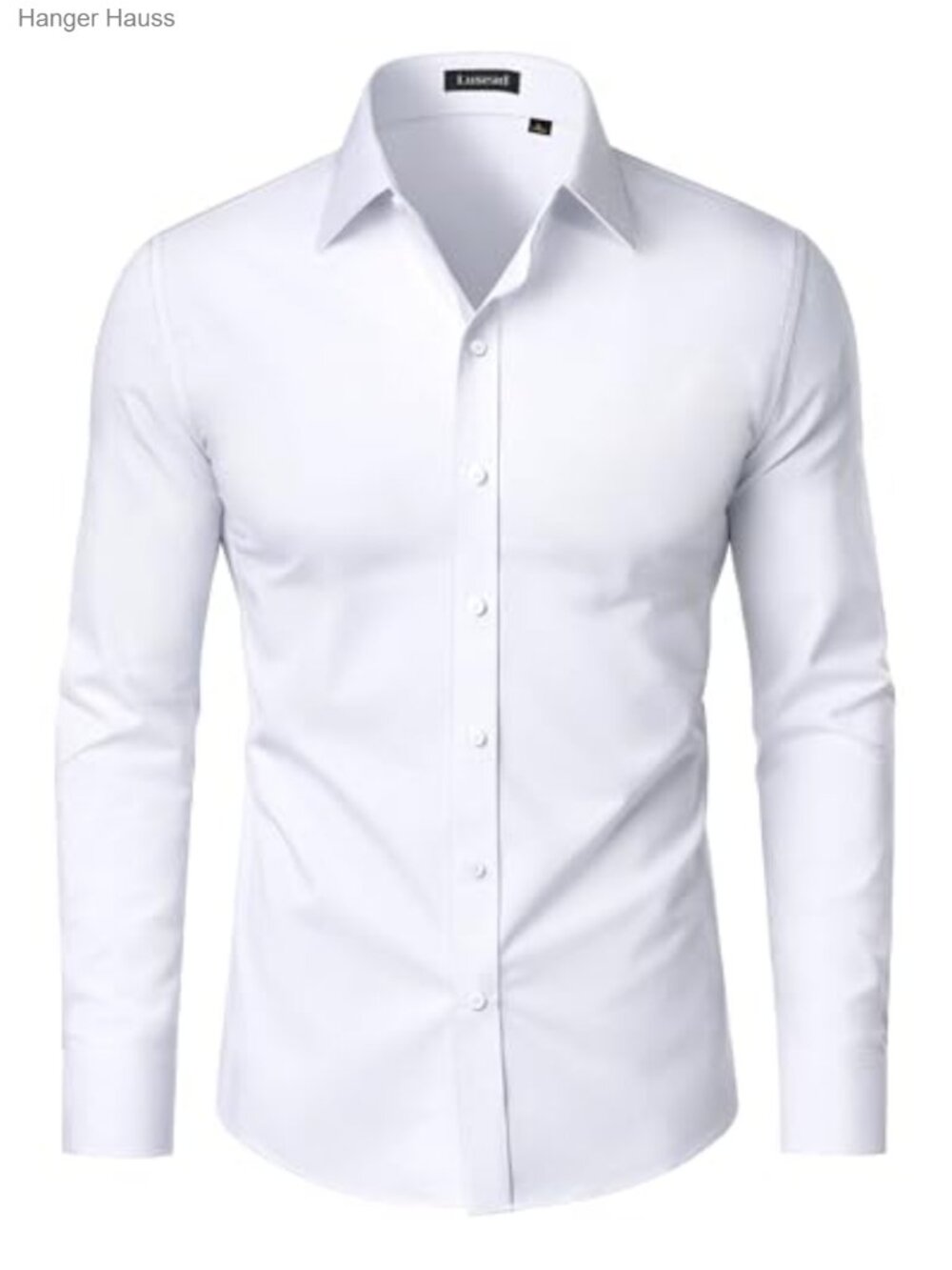 Men's Long Sleeve Wrinkle Free Cotton Dress Shirt Button Down